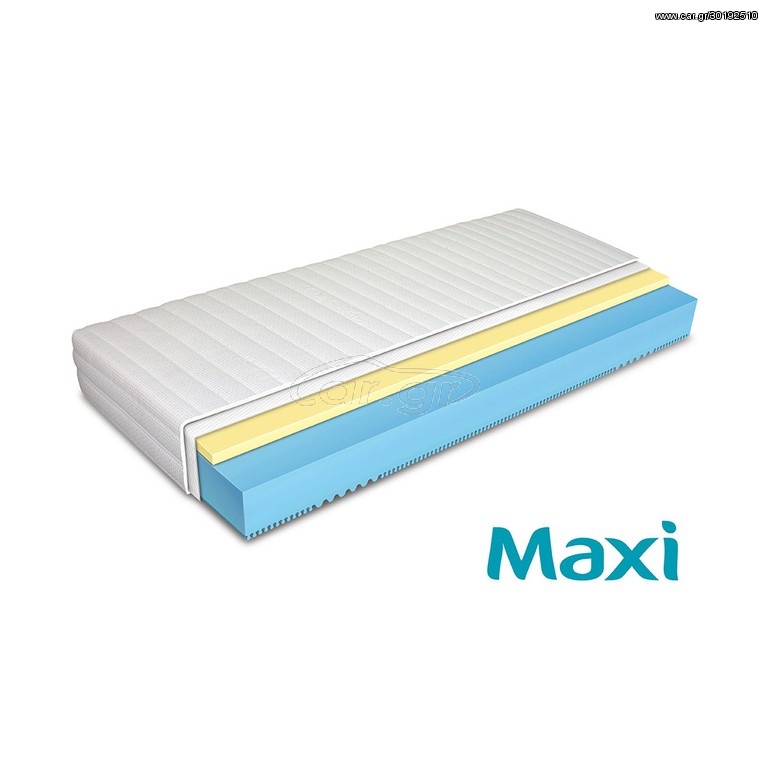 Στρώμα αφρού, MAXI, με memory foam, Genomax
