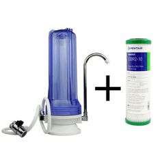 Φίλτρο Άνω Πάγκου CTC1 + Pentair Pentek CBR2-10 0,5μm