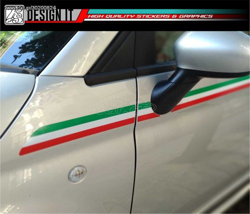 FIAT 500 ITALIA STICKER STRIPES