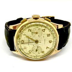 Χρονογραφος ΧΡΥΣΟΣ 18k vintage -thumb-2