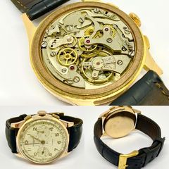 Χρονογραφος ΧΡΥΣΟΣ 18k vintage -thumb-12