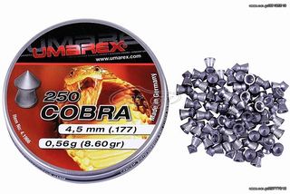UMAREX COBRA pointed pellets μυτερά 4,5mm