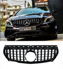 ΜΑΣΚΑ ΕΜΠΡΟΣ Mercedes CLA C117 X117 W117 (2013-2018) CLA45 GT-R Panamericana Design All Black