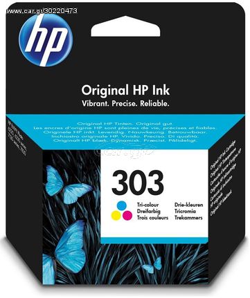 HP ΜΕΛΑΝΙ INKJET NO 303 TRI-COLOUR - (T6N01AE)