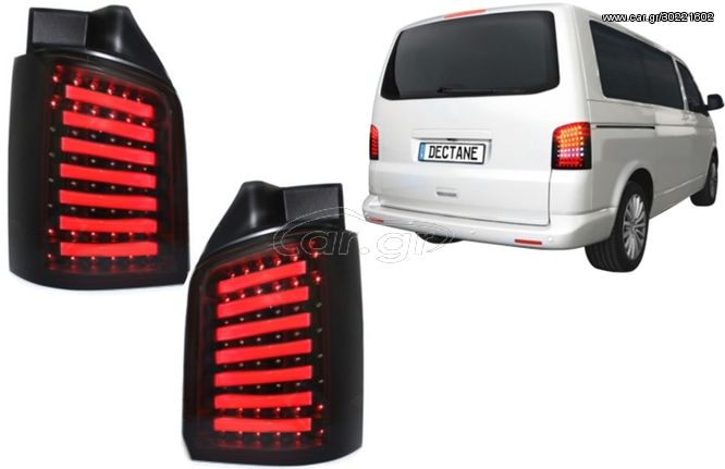 ΦΑΝΑΡΙΑ ΠΙΣΩ LED VW T5 03-09 black / smoke