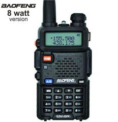 Baofeng UV-5R 8W με Hands free Φορητός dual band πομποδέκτης VHF/UHF