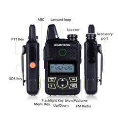 BAOFENG BF-T1 ΑΣΥΡΜΑΤΟΣ ΠΟΜΠΟΔΕΚΤΗΣ UHF 1.5 WATT - BAOFENG