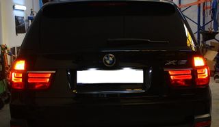 ΟΠΙΣΘΙΑ LED ΦΑΝΑΡΙΑ ΓΙΑ BMW X5 LCI (E70)(FACELIFT DESIGN)