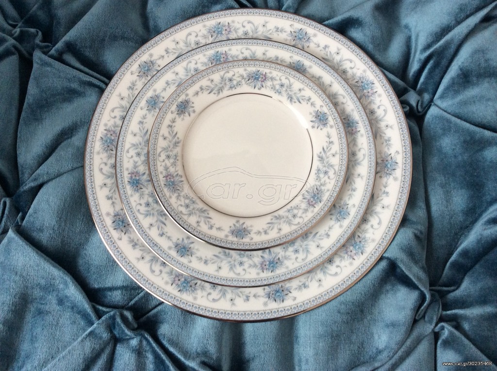 Σετ 3 πιάτων Noritake blue hill