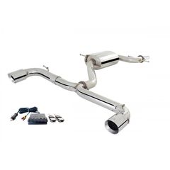 Εξάτμιση από καταλύτη και πίσω της XForce 76mm για VW Golf VI GTi 08-13 με σύστημα VAREX (ES-VW06-VMK-CBS)