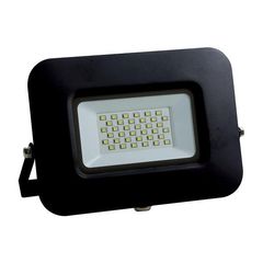 Eurolamp Προβολεας LED 30W Smd Βαση 360° Μαυρος IP65 4000K Plus - 147-69326