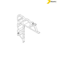 Γωνία σύνδεσης μικρού θαλάμου 23x6,2mm για κάσες Μ9660 Alumil 1132305800