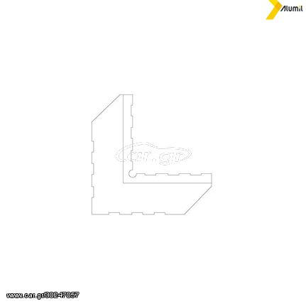 Γωνία επιπεδότητας  πλαστική ΜΟ20 Μ9400 Alumil 1802000000