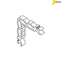 Γωνία σύνδεσης γωνιάστρας της σειράς S67 Alumil 1131310100
