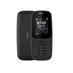 Κινητό τηλέφωνο Nokia 105 (2019) Dual SIM με Πλήκτρα Χωρίς Κάμερα Μαύρο