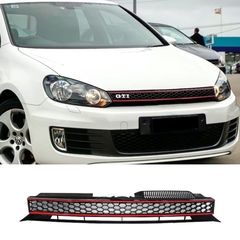 ΜΑΣΚΑ ΕΜΠΡΟΣ VW Golf 6 VI (2008-2012) GTI Design Full Honey Comb Without Emblem