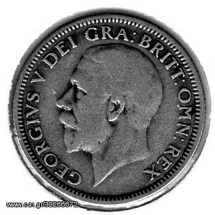 ONE SILVER  SHILLING 1930 GEORGIVS V G.BRITAIN .