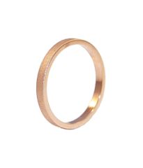 Βέρα ροζ χρυσό Κ14 γάμου ή για αρραβώνα με διαμαντάρισμα και λουστραριστή 22022R