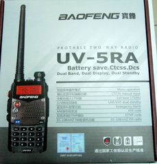 Baofeng UV-5RA Φορητός dual band πομποδέκτης VHF/UHF έως 5.8W - BAOFENG