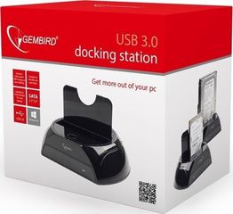 Gembird HD32-U3S-2 USB 3.0 docking station for SATA hard drives Black