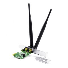 CSL 300Mbps WiFi PCI Express PCI-E Wireless N Card Adapter - Ασύρματη Κάρτα Δικτύου με 2× 5dBi Αποσπώμενες Κεραίες Omni RSMA | RTL8192CE Chipset | 2.4 GHz | WEP στα 64/128 bit | Συμβατή με Windows 10