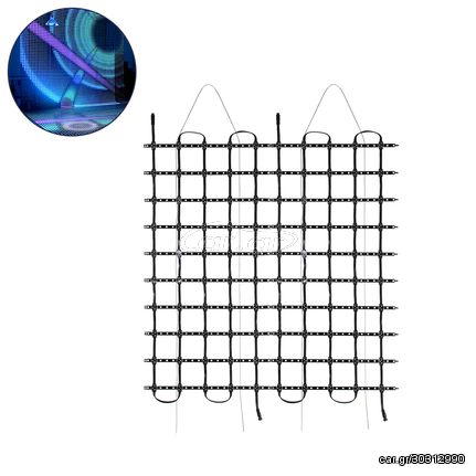 GloboStar® 90141 Digital Pixel Addressable Facade Soft Net Panel - Ψηφιακό Εύκαμπτο Δίχτυ Πάνελ Πρόσοψης Κτιρίων LED SMD 3535 75W/m2 100LED/m2 100PIXEL/m2 SPI/TTL Protocol IC UCS512B 4500lm/m2 120° DC