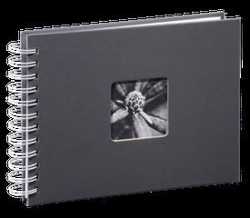 Hama Άλμπουμ Fine Art Spiral grey 24x17 50 white Pages