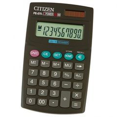 Αριθμομηχανή τσέπης Citizen PE-570
