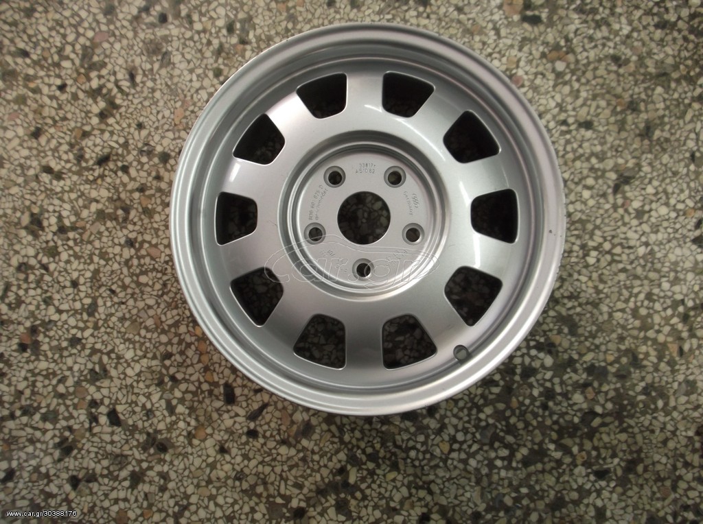 ΖΑΝΤΑ ΑΛΟΥΜΙΝΙΟΥ ΓΝΗΣΙΑ AUDI A2 15" 5X100 VW POLO, SEAT IBIZA