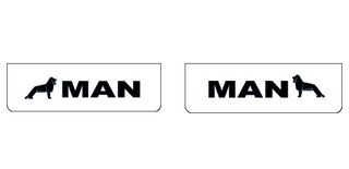 Λασπωτήρες MAN 18cm x 60cm Λευκοί