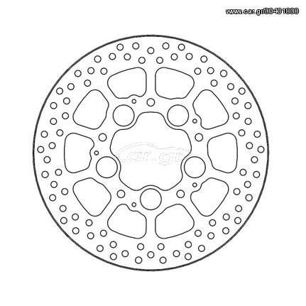 Moto-Master Halo series brake rotor TUV appr.