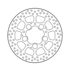 Moto-Master Halo series brake rotor TUV appr.