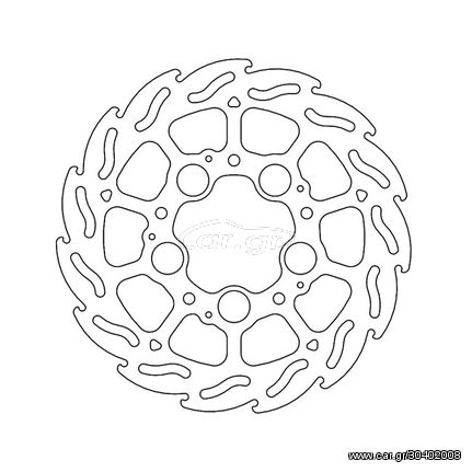 Moto-Master Flame series brake rotor TUV appr.