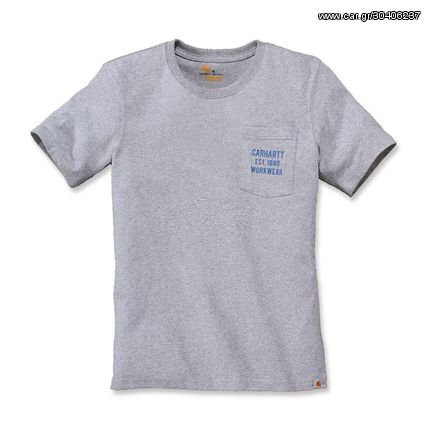 Carhartt graphic pocket T-shirt Heather grey