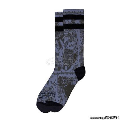 American Socks Signature Snake Eater, double black striped