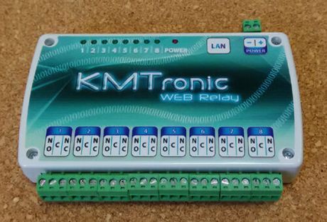 LAN Ethernet IP 8 channels WEB Relay board BOX