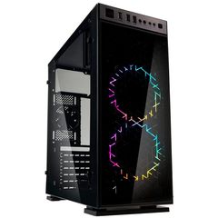 Kolink Inspire K1 RGB Midi-Tower, Tempered Glass Front - PC Case - black 2.35.63.00.006 GEKL-039