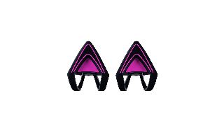 Razer KITTY EARS NEON PURPLE For Kraken 1.28.80.25.018 RC21-01140100-W3M1