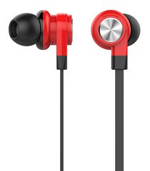 CELEBRAT earphones με μικρόφωνο D9, 10mm, 1.2m, κόκκινα D9-RD id: 29298