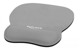 DELOCK Mousepad 12698 με στήριγμα καρπού, 245x206 mm, γκρι 12698 id: 30186