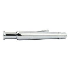 Universal Trumpet muffler, straight. 18.5" long. Chrome