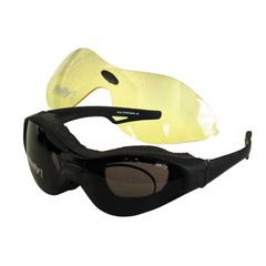 HELLY BIKER SHADES, BANDIT SMOKE&YELLOW