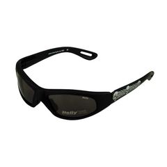 HELLY BIKER SHADES, BLACK ANGLE SMOKE