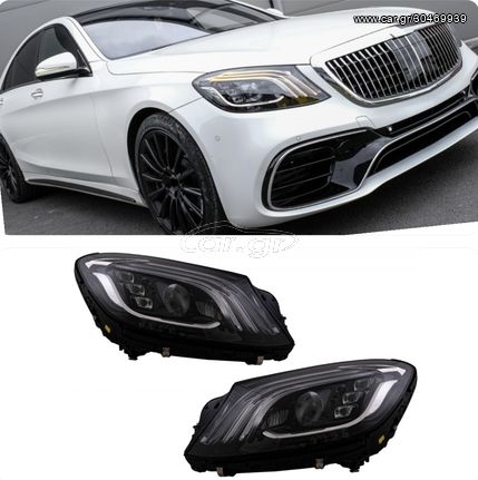 ΦΑΝΑΡΙΑ ΕΜΠΡΟΣ Headlights Full LED MERCEDES S-Class W222 Maybach X222 (2013-2017) Facelift Maybach Design 