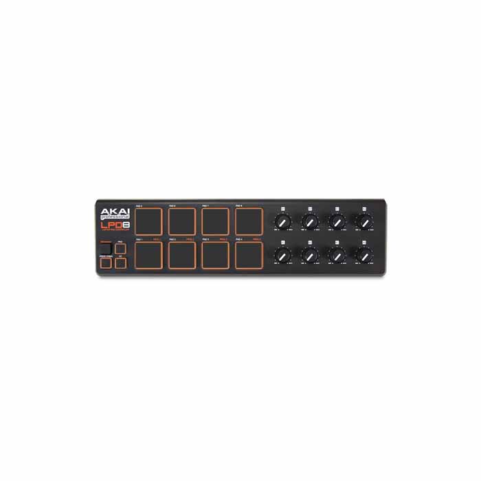 AKAI LPD-8-V2 Laptop Pad Controller - AKAI PRO