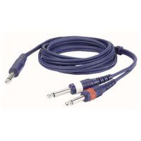 DAP AUDIO FL32150 Μono Jack Male to 2 Mono Jack L/R Male 1.5m - DAP AUDIO