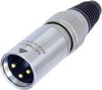 NEUTRIK NC4MX-HD 4-pin Male XLR Cable Connector, Heavy-Duty - Neutrik