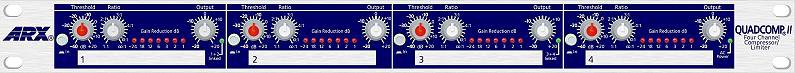ARX QUADCOMP 4CHANNEL COMPRESSOR-LIMITER - ARX