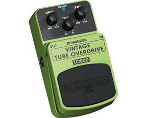 BEHRINGER TO800 VINTAGE TUBE OVERDRIVE Pedal - Behringer