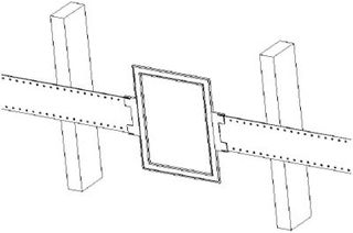 JBL MTC 128RIF Framework mounting plates for CONTROL 128W - JBL